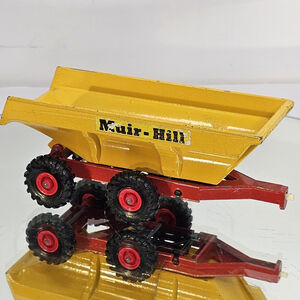 Matchbox Lesney Super King K-5 Yellow Muir-Hill Trailer Diecast Metal